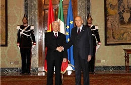Tổng Bí thư Nguyễn Phú Trọng thăm cấp Nhà nước Cộng hòa Italia 